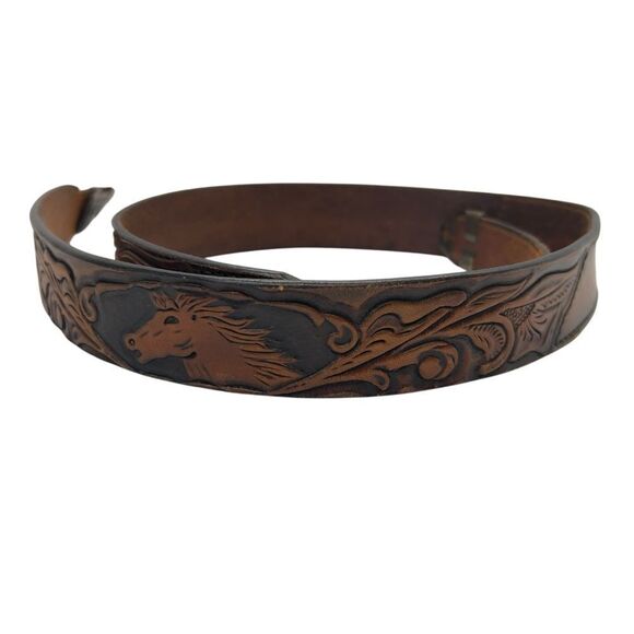 Equestrian Vintage Leegin 80s Jordache Leather Belt Womens Size Small/medium